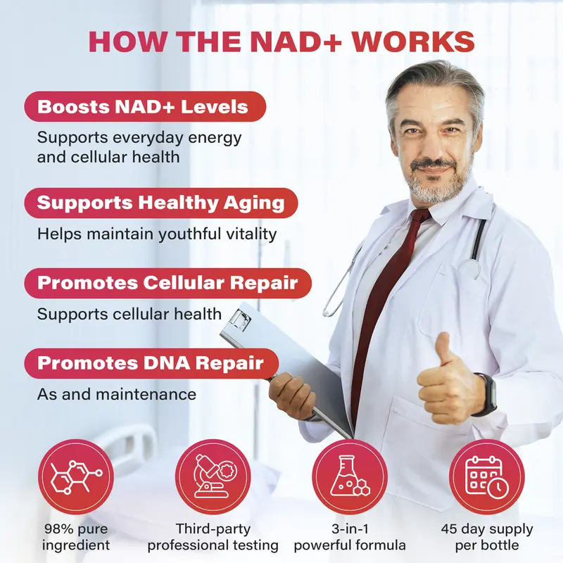 NAD+ Nicotinamide Riboside Drink Mix - Image 6